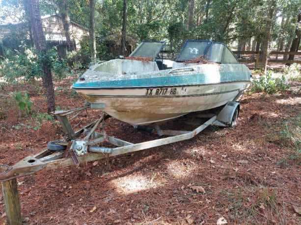 Recent boat removal project — Texas