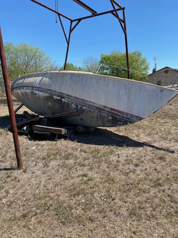 Recent boat removal project — Texas