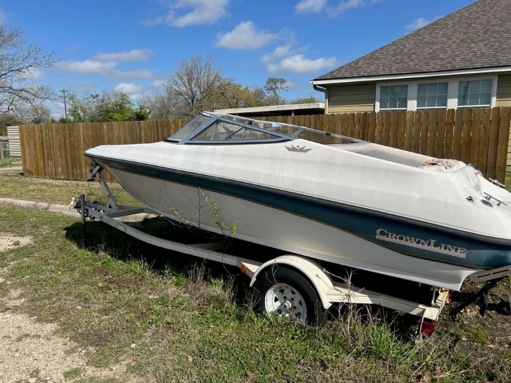 Recent boat removal project — Texas
