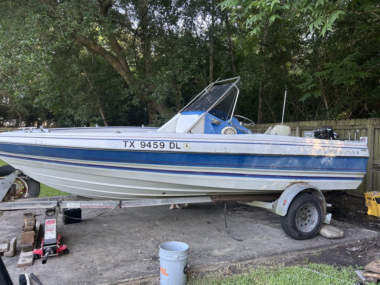 Recent boat removal project — Texas