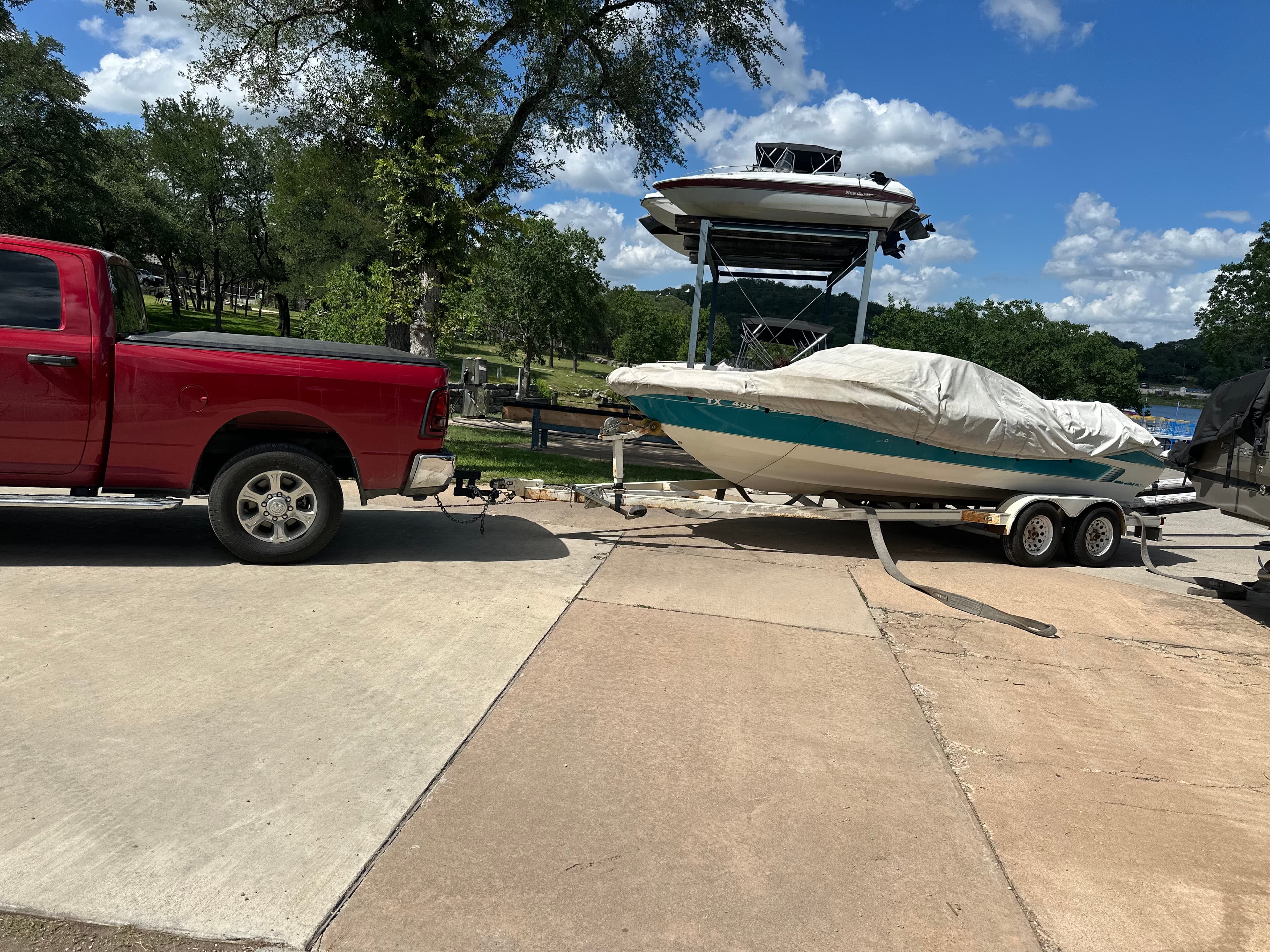 Recent boat removal project — Texas