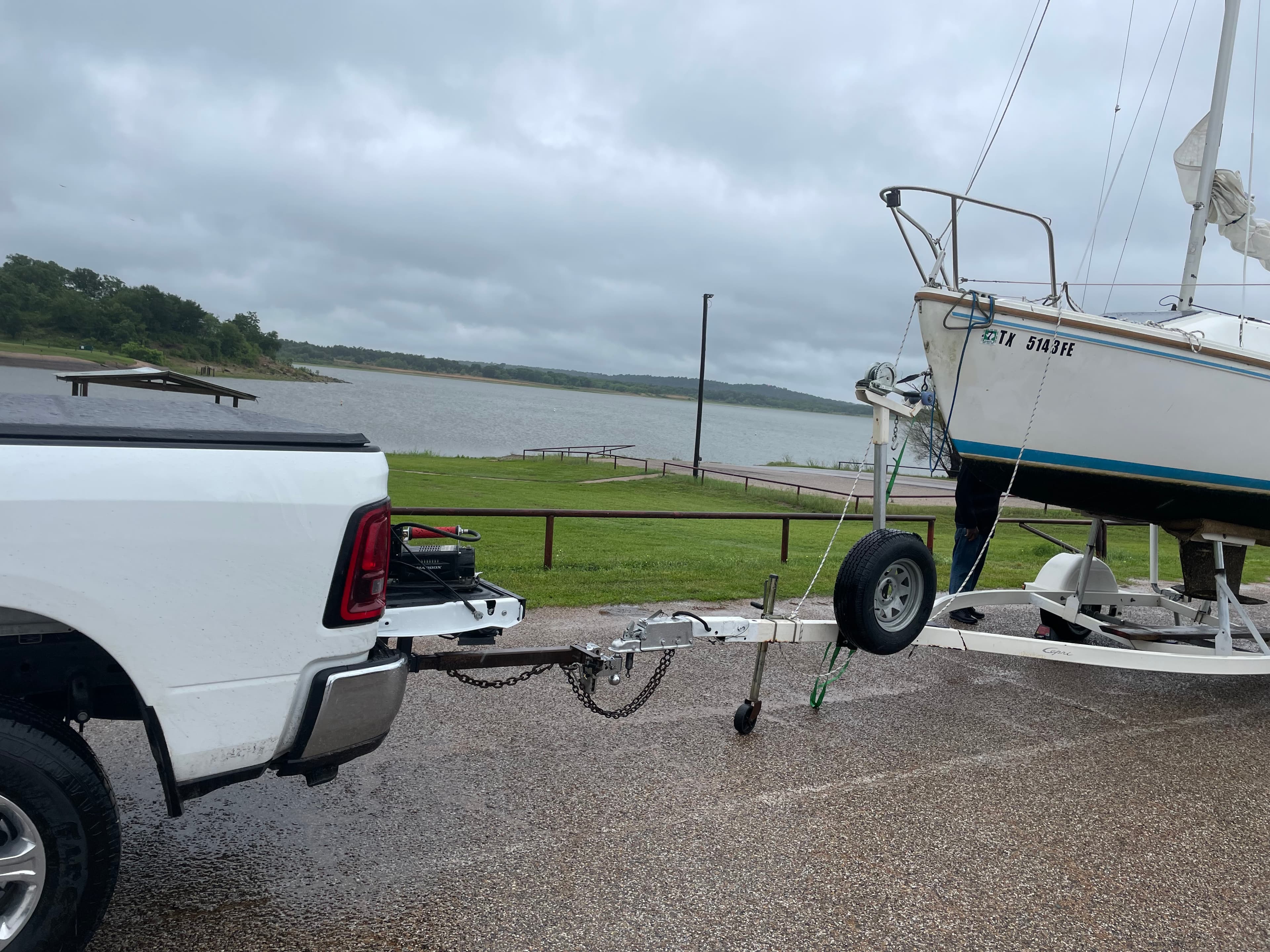 Recent boat removal project — Texas