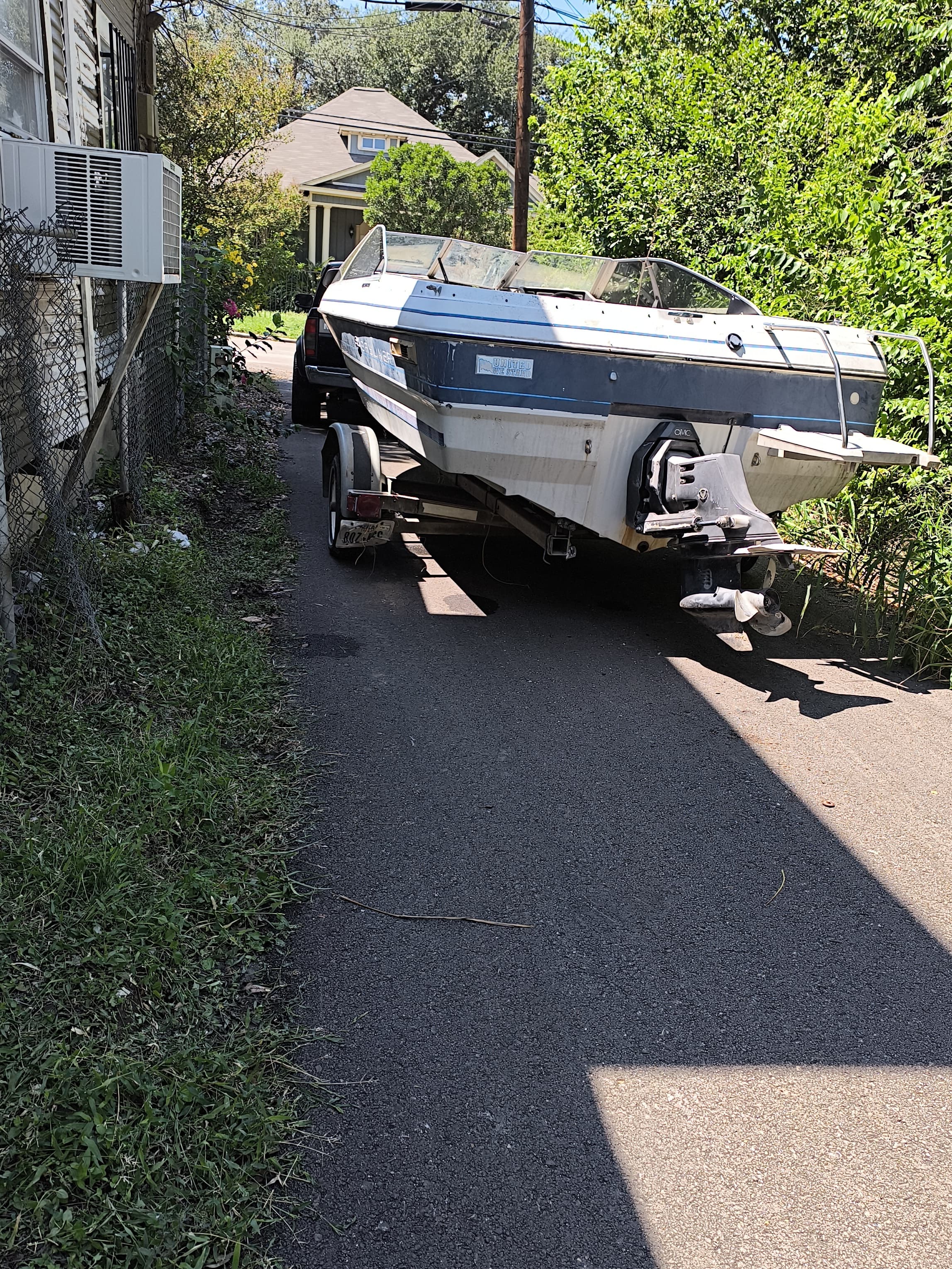 Recent boat removal project — Texas