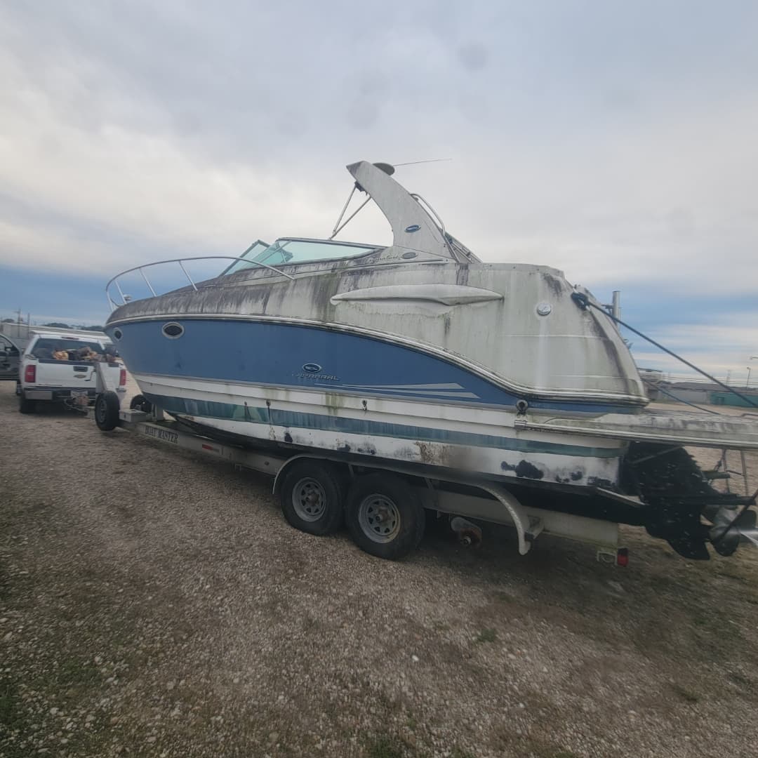Recent boat removal project — Texas