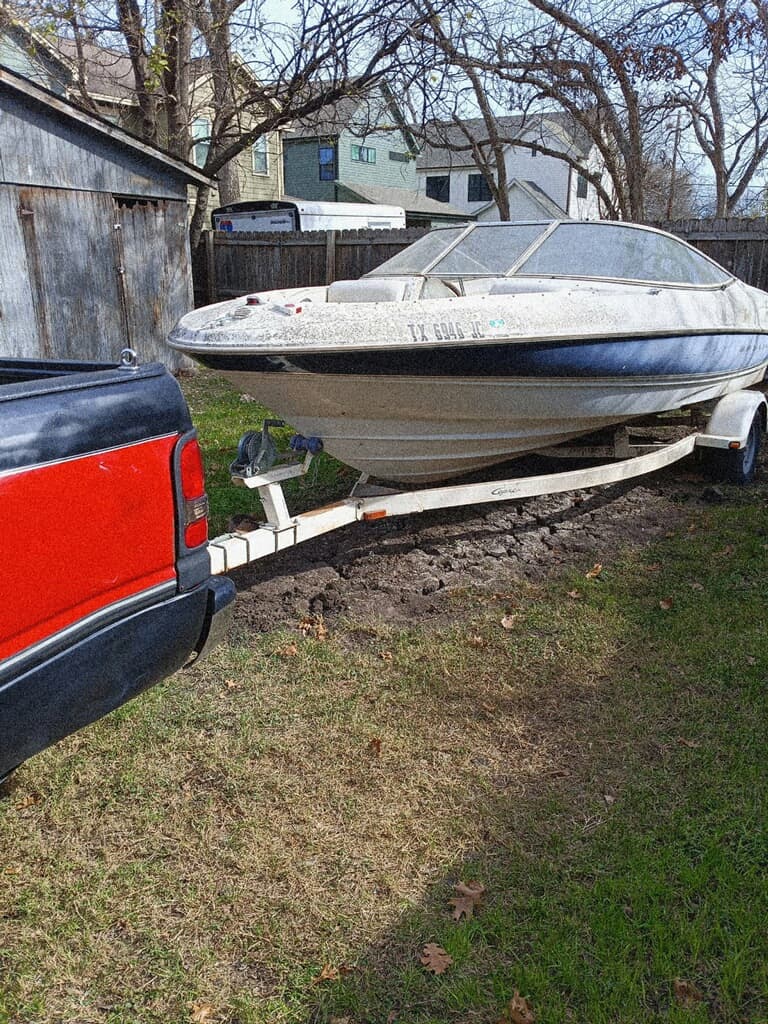 Recent boat removal project — Texas