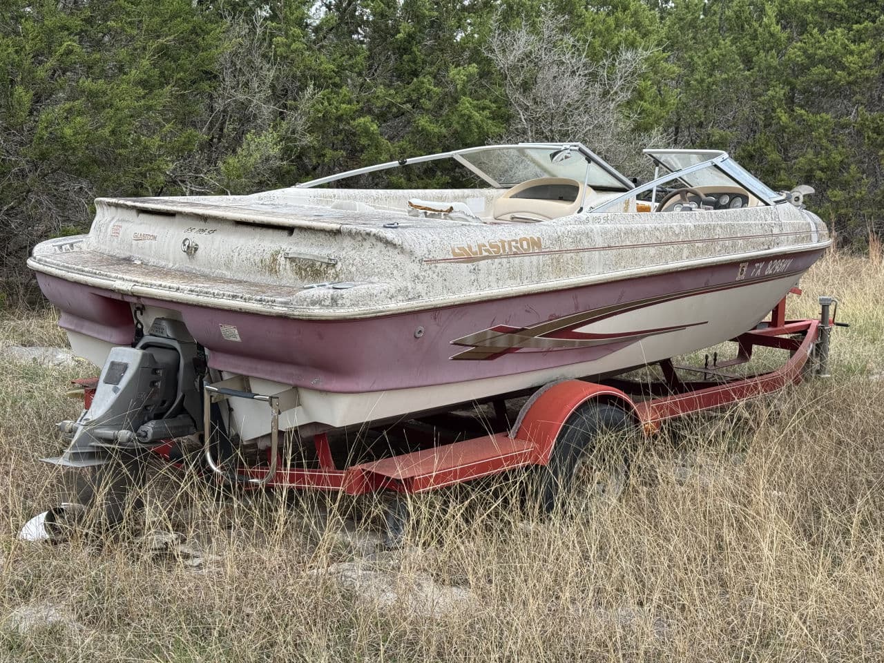 Boat removal in Katy, Texas